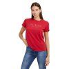 Dámské tričko GUESS 1981 CRYSTAL EASY TEE RED