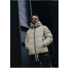 OLAVOGA Pánská péřová bunda SPARKNOING - Khaki