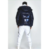 SikSilk lesklá péřová bunda 26730 - Námořnická modrá
