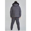 Zimní bunda s kožešinou SikSilk PARKA 26715 - šedá