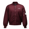 OLAVOGA Pánská bunda bomber WOOLY - Maroon