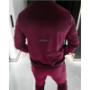 OLAVOGA Pánská velurová souprava SKIP - Maroon