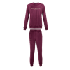 OLAVOGA Pánská velurová souprava SKIP - Maroon