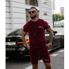 Pánská velurová souprava OLAVOGA Men NIGHT THREAD - Maroon
