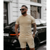 Pánská velurová souprava OLAVOGA Men NIGHT THREAD - Hnědá