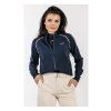 Dámská mikina GUESS na zip – tmavě modrá