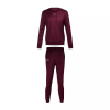 Pánská velurová souprava OLAVOGA VELVET ASH MEN - Maroon
