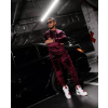 Pánská velurová souprava OLAVOGA VELVET ASH MEN - Maroon