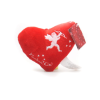 Plyšové srdce s Amorem na Valentýna