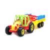 Velký traktor s přívěsem