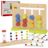 TOOKY TOY Logická hra Čas Puzzle Barvy 30 Vzorů 18 dílků.