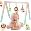 TOOKY TOY Dětská posilovna Vzdělávací gymnastický stojan se 3 ramínky