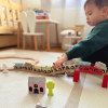 Dřevěné magnetické vozíky TOOKY TOY