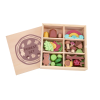 TOOKY TOY TOY Lesní sada stohovatelných puzzle bloků figurek