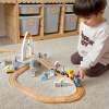 TOOKY TOY Dřevěná sada vesmírných vláčků