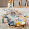 TOOKY TOY Dřevěná sada vesmírných vláčků