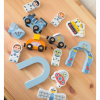TOOKY TOY Dřevěná sada vesmírných vláčků
