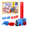 Bateriová lokomotiva Domino bloky 80 el Lean
