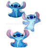 Sada 3 ks plyšových 3D polštářů Stitch polštář 20 cm