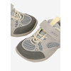 Šedé dětské barefoot boty s širokou špičkou BARTEK 87023-10