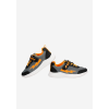 Černošedé tenisky s oranžovým bleskem BARTEK 87006-10