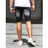 imgi 9 Czarne meskie spodenki jeansowe Recea 2455