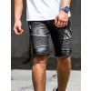 imgi 5 Czarne meskie spodenki jeansowe Recea 2455