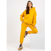 Dámská oversized tepláková souprava Janessa hořčicové barvy