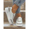 wygodne sneakersy escor white grey skora naturalna