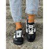 lekkie wygodne trampki centro black white skora naturalna (1)