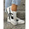 lekkie wygodne trampki centro white black grey skora naturalna