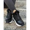 ocieplane sneakersy dicesi black skora naturalna