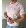 PÁNSKÉ POLO TRIČKO BG | SVĚTLE RŮŽOVÉ (Pánské XXL)