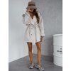 Plaszcz damski trencz Me Gusta bezowy