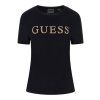 Tričko GUESS CLELIA SS ČERNÉ (Damské oblečení XS)