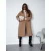 Plaszcz damski Me Gusta bezowy (1)