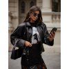 Kurtka damska Classic z eco skory Me Gusta czarna