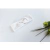 opaska turban przeplatana chrzest biel rozmiary 1