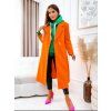 Kabát BOSCO OVERSIZE ORANŽOVÝ (Damské oblečení S)