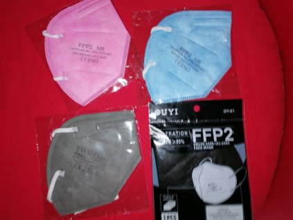 Respirátor FFP2, farebný
