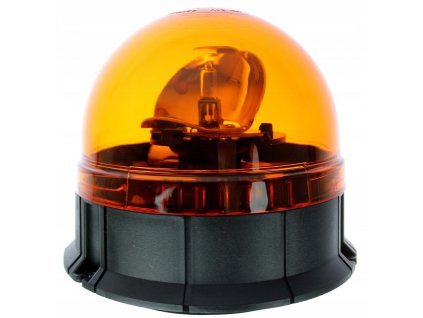 Výstražný H1 maják, montáž na magnet, oranžový, 55/70W, 12-24V (TT.190G)
