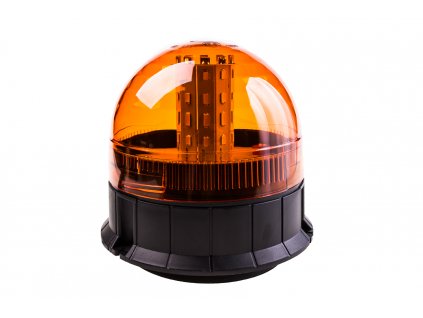 Výstražný LED maják, montáž na magnet, oranžový, 12W, 12-24V  (TT.190L)