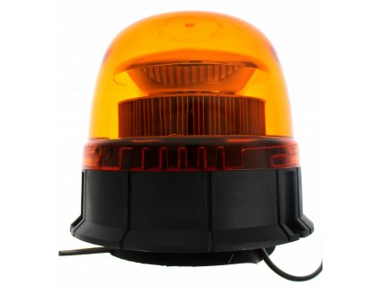 Výstražný LED maják, montáž na magnet, oranžový, 36W, 12-24V (TT.471)