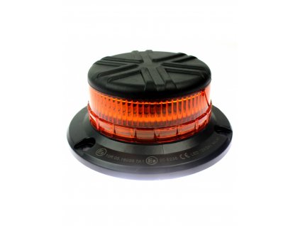 Výstražný LED maják, montáž na magnet, oranžový, 22,5W, 12-24V (TT.410)