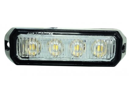 Výstražný strobo maják predátor, oranžový, 4LEDx3W, 12-24V, ECE R65 (TT.173-4)