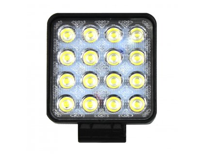 Pracovní světlo kulaté EPISTAR LED 48W, 10-30V, ECE R10, IP67 (16LED SPOT)