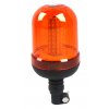 Výstražný LED maják, montáž na držák, oranžový, 90° flexi, 24W, 12-24V (TT.140D-Y)