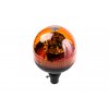 Výstražný H1 maják, montáž na držák, oranžový, 90° flexi, 55/70W, 12-24V (TT.186G)