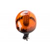 Výstražný LED maják, montáž na držák, oranžový, 90° flexi, 12W, 12-24V (TT.186D)