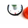Výstražný LED maják, montáž na držák, oranžový, 90° flexi, 12W, 12-24V (TT.186D)